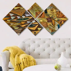 Wallity slika 4MDF264363845, 60x115 cm, 4 dijela