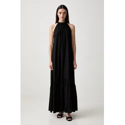 ViCOLO halter obleka z lanom