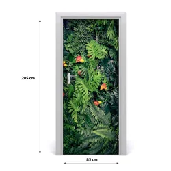 tulup.si Nalepka na vratih Tropske rastline 85x205 cm