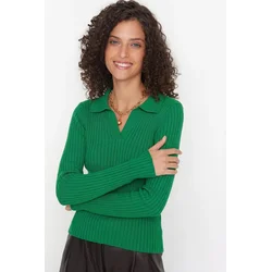 Trendyol Milla Ženski duks Twoaw21Kz1113, Zeleni-Green