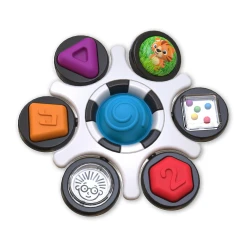 BABY EINSTEIN Senzorična igrača Curiosity Clutch ™ 3m +