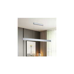 Brilagi-LED prigušiva luster SLEEKLINE SMART LED/40W/230V Wi-Fi Tuya srebran + daljinski upravljač
