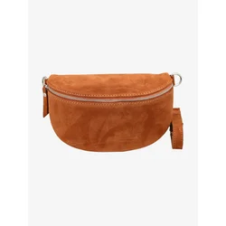 Adel Bags Torbica za okrog pasu Suede konjak