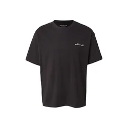 JACK & JONES Majica JCOEterna voda / črna / bela