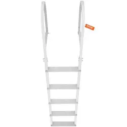 VEVOR Priključna lestev 5 stopenj 40x412x1935 cm aluminij