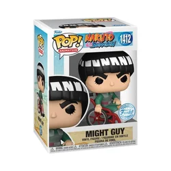 Bobble Figure Anime - Naruto Shippuden POP! - Might Guy (White Chrome)