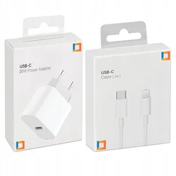 CO2 HITR POLNILNIK CUBE USB-C 20W USB TIPA C + KABEL LIGHTNING ZA IPHONE 1M
