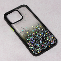 Torbica Frame Glitter za iPhone 14 Pro Max 6.7 crna