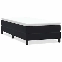 Vidaxl Box spring postelja brez vzmetnico črna 80x220 cm žamet