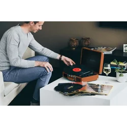 LENCO gramofon TT-10BN Retro, rjav