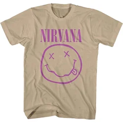 Nirvana Majica Purple Smiley Sand XL