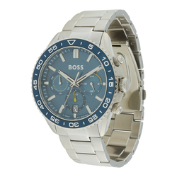 BOSS Black Analogna ura RUNNER, srebrna