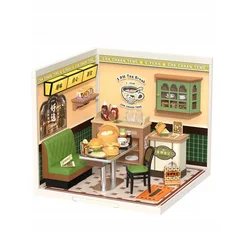 Robotime DW021 Hon Kong Bites Cafe Miniaturni gradbeni komplet hiš