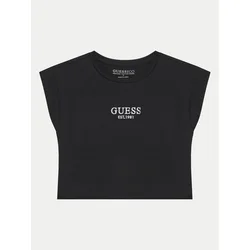 Guess Majica J4BI34 J1314 Črna Boxy Fit