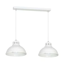 Luster na sajli SVEN 2xE27/15W/230V bela