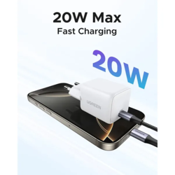 UGREEN 20W USB-C GaN Fast Charger X512 WHITE