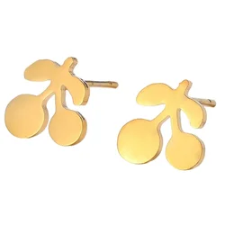 Naušnice Golden Cherry - Zlatna KP21734