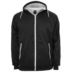 Urban Classics Prehodna jakna Contrast Windrunner, črna