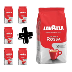 5kg paket + 1kg Lavazza Qualita Rossa zrna kave