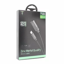 T-PHOX Adapteri i kablovi T-M809 micro usb crni 1m