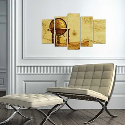 Wallity Set Slika 5MAPMDF-12, 5 Delova