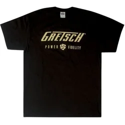 Gretsch Power & Fidelity Logo majica Black M