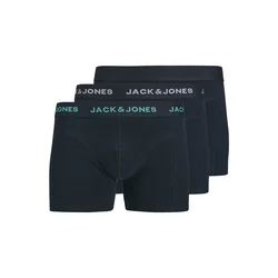 JACK & JONES Boksarice JACCONOR temno modra/žad/bela