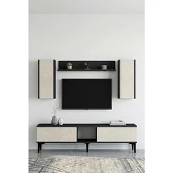 Hanah Home TV komoda Didema 150, antracit / travertin