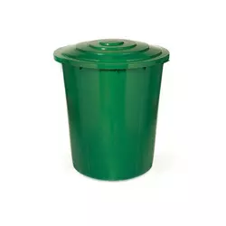 Kaca sa Poklopcem 100L-Zelena 8335
