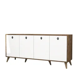 Hanah Home Elite 1612 Komoda, Belo-Braon