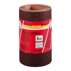 KWB brusna rol-traka 5m 115 GR180 | alu-oksid, za drvo i metal ( KWB 49817818 )