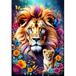 Alipson Puzzle Mothers love: Lions 1000 kosov