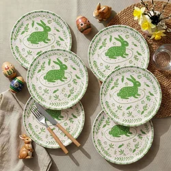 Hermia Set servisnih tanjira, 6 komada, Zeleni