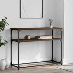 Konzolni stol boja hrasta 100 x 35,5 x 75 cm konstruirano drvo