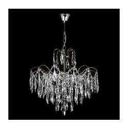 Kristalni luster na lancu 6xE27/60W/230V