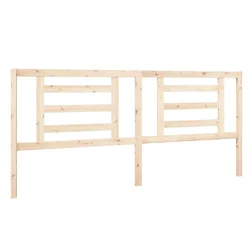 Vidaxl Posteljno vzglavje 206x4x100 cm trdna borovina