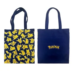 Pokemon Pikachu torba z ročajem modre barve La Plume Doree