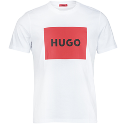 HUGO Majice s kratkimi rokavi Dulive222 Bela