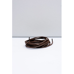 Corbby Brown Waxed Thin Laces