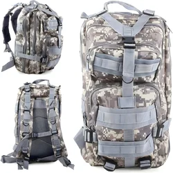 Taktički ruksak 30L - Siva / Smeđa KP39143