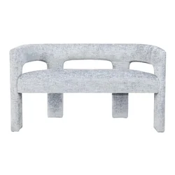Livin Hill Oblazinjena klop, 124,5x75x56 cm, modra