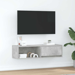 TV ormarić boja betona 100x31x25,5 cm od konstruiranog drva