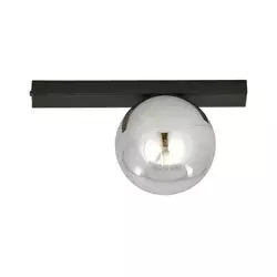 Plafonsko svetlo FIT 1xE14/10W/230V crno/sivo