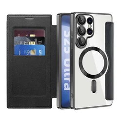 Maska za Samsung S25 Ultra Magsafe Lux Bi Fold, Crna
