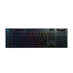 Tipkovnica LOGITECH G915 Lightspeed Tactile, RGB, mehanička, bežična, crna, USB