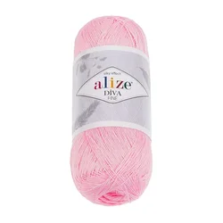 Preja DIVA FINE - 100 g / 600 m - roza