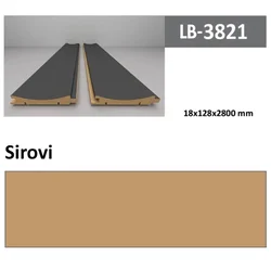 Profil Zidni MDF LB-3821 za farbanje (866/231) 2800x128x18mm ( 026-079 )