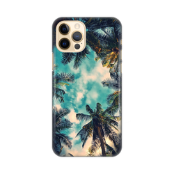 Silikonska maska za iPhone 12/12 Pro 6.1 Palm Tree Print Skin šarena