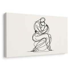 Slika minimalistična risba figure - 30x20