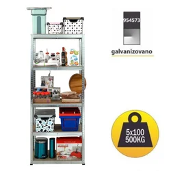 KD Polica metal-medijapan 180x75x30cm 5X100kg
